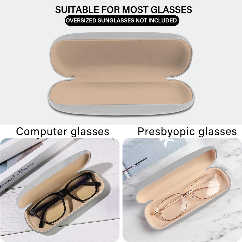 BHAHB Hard Case Glasses Case, Scratch-Resistant Sunglasses Glasses Cute Hard