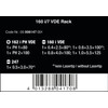 Wera(ヴェラ) 05006147001 | 160 i/7 電気工事用 絶縁ドライバーセット7本組 ラック、 検電ドライバー付き