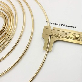 Dream Catcher, 14 Pieces 7 Sizes Metal Rings Hoops for Dream Catchers (5/8/10/12/14/16/19 cm in Outer Diameter)