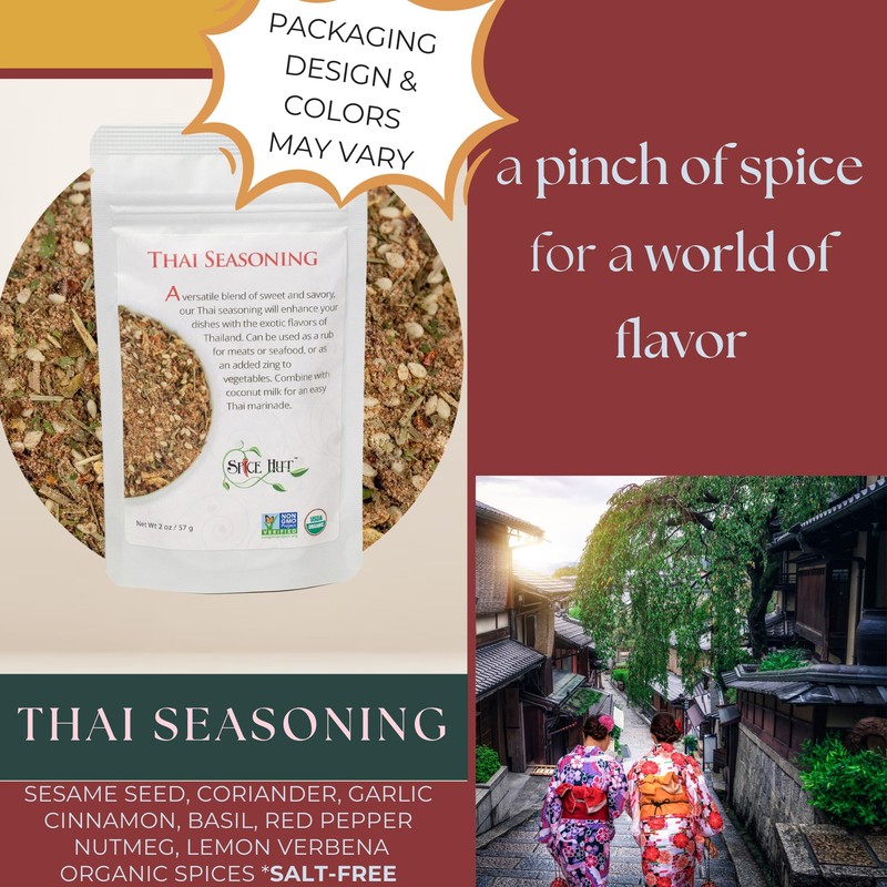 Thai Seasoning, Savory & Spicy Blend, Thai Cooking, The Spice