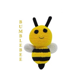 Handmade Amigurumi Handmade crochet Honeybee "BUMBLE BEE"