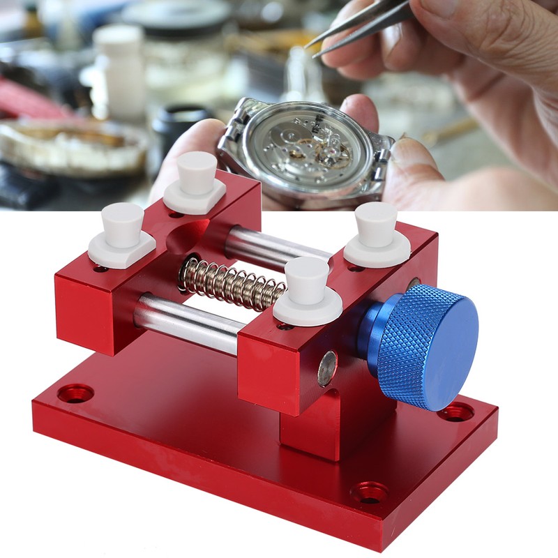 Metal Adjustable Watch Case Holder Watch Strap Remover Base Movement