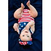 Qin.Orianna 4th of July Toddler Baby Girl American Flag Tassel