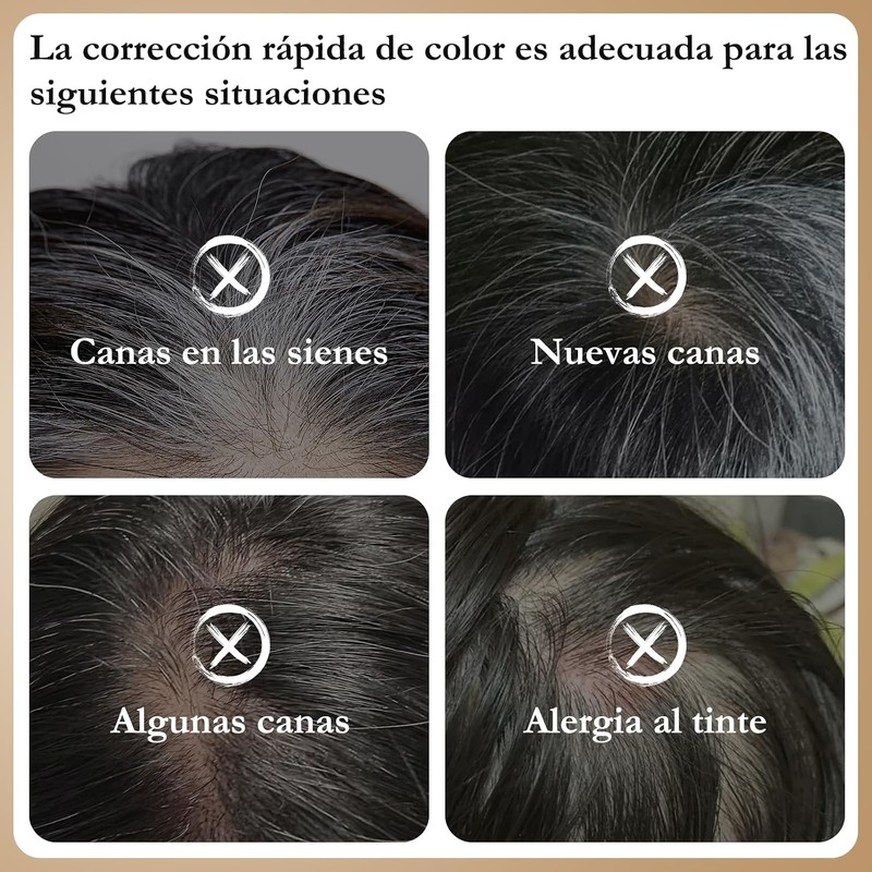 Peine para Tinte de Cabello, Peine con Tinte para Cubrir