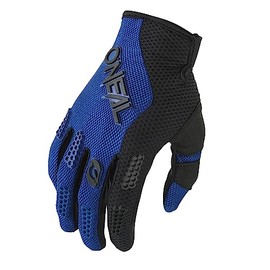 O'NEAL | Bicycle & Motocross Gloves | MX MTB FR Downhill | Fit, Breathable Material | Element Glove Racewear V.24 | Adult | Black Blue | Size M