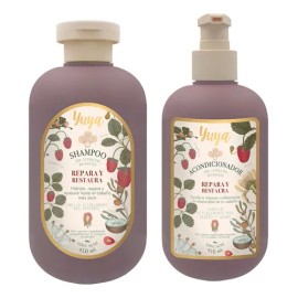 Kit Shampoo Y Acondicionador Repara Y Restaura Yuya 2 Pzs