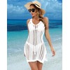 Jhsnjnr Traje de baño de ganchillo para mujer, vestidos de