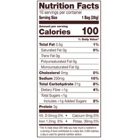 Snyder's of Hanover Mini Pretzels, 10 Count 0.92 Oz