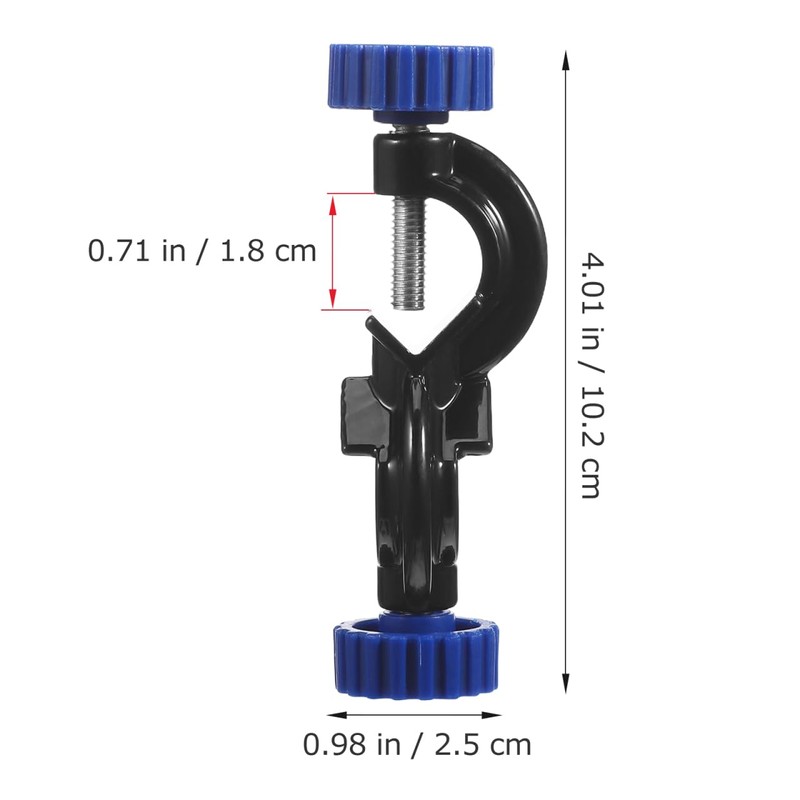 OUNONA 2pcs Adjustable Bosshead Clamp Holder, Lab Heavy Duty Boss