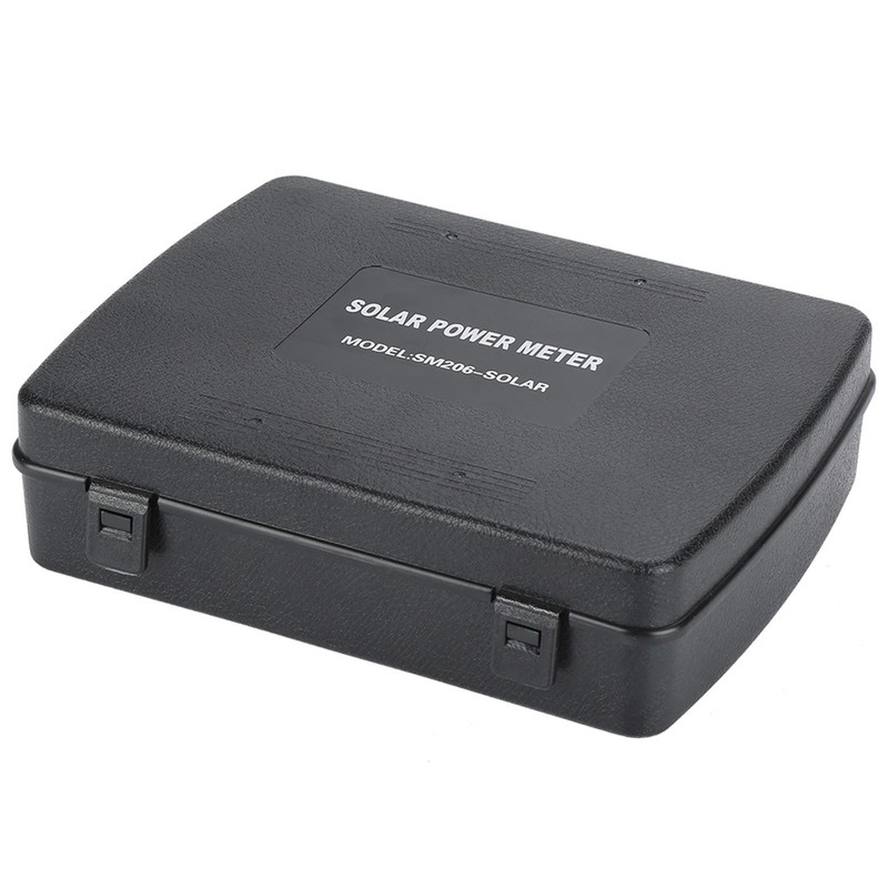 SM206 Digital Solar Power Meter Sun Light Radiation Measuring Testing