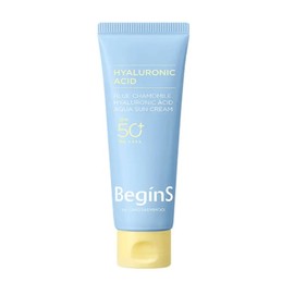 Begins by Jeong Saemmul Blue Chamomile Hyaluronic Acid Moisturizing Sun Cream 50ml (SPF50+) 1 unit / 비긴스바이정샘물 블루 캐모마일 히알루론산 수분 선크림 50ml(SPF50+) 1개