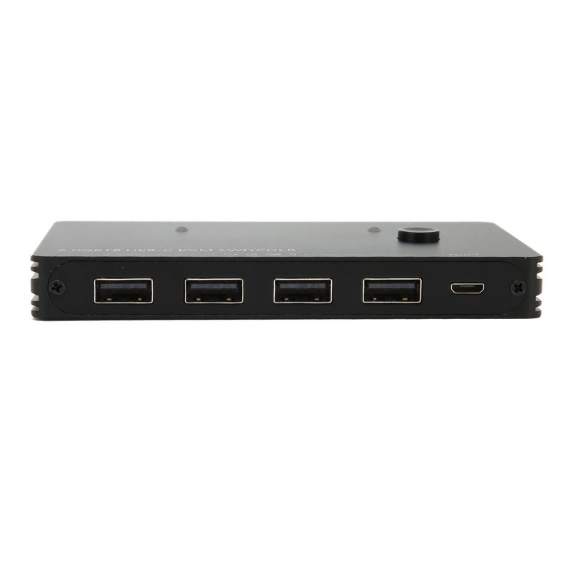 Type C KVM Switch 2 In 1 Out 10Gbps 3840x2160