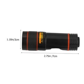 COHEALI 2pcs Phone Camera Lens Kit Clip Telephoto Macro Lens for Photography Compatible Smartphones Lightweight Easy to Use