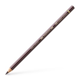 Faber-Castell Polychromos colour pencil 6pcs Box, 177 walnut brown,Water-resistant and smudge-proof,Thick 3.8 mm lead