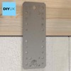 Premium Flat Bracket 2.5mm Galvanised Steel Joining Plate Brackets for