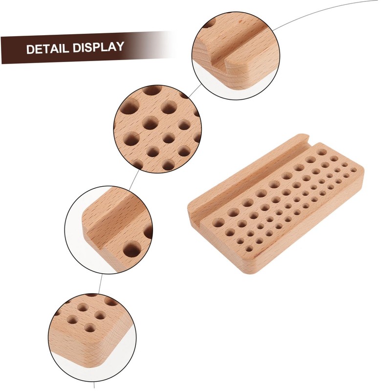 Operitacx Leather Craft Tool Storage Holder Organizer for Punch Tools