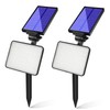 Aionarew Solar Outdoor Lights, Landscape Spotlights Outdoor 48 LEDs Solar