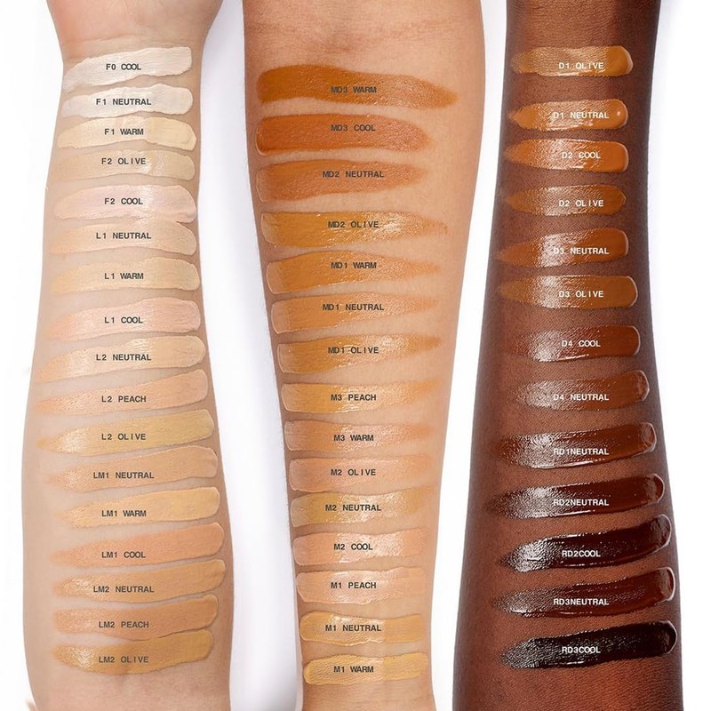 about-face THE PERFORMER Skin-Focused Foundation LM1Cool – Medium Coverage, Long-Wear,