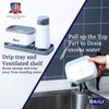 OMAIA 4-in-1 Dish Soap Dispenser Set with Sponge Holder and