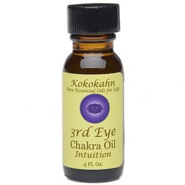 Chakra Aromatherapy Oil with Pure Essential Oils in Organic Jojoba Oil .5oz (Intuitive 3rd Eye Chakra)