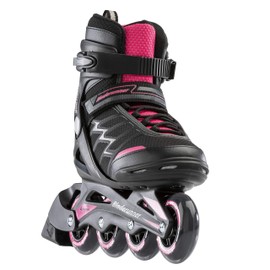 Bladerunner by Rollerblade Advantage Pro XT Women's Adult Fitness Inline Skate, Black/Pink, US 8