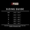 2POOD 4인치 역도 벨트 | CrossFit 너비로 지지력, 유연성, 쉽게