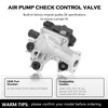 Right Passenger Side Secondary Air Injection Check Valve with Gasket,