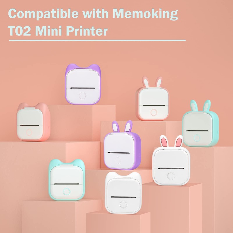 Memoking T02 Protective Case-Bunny Ears Shape Soft Silicone BPA-Free Cute
