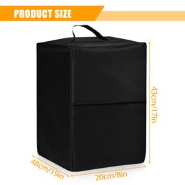 Slushi Machine Cover, 43 x 20 x 43 cm, Waterproof, 600D Nylon, Dustproof, Multiple Pockets, Dust Protection, Smoothie Machine Cover for Ninja SLUSHi Machine FS301EU and Klammer Slush Machine