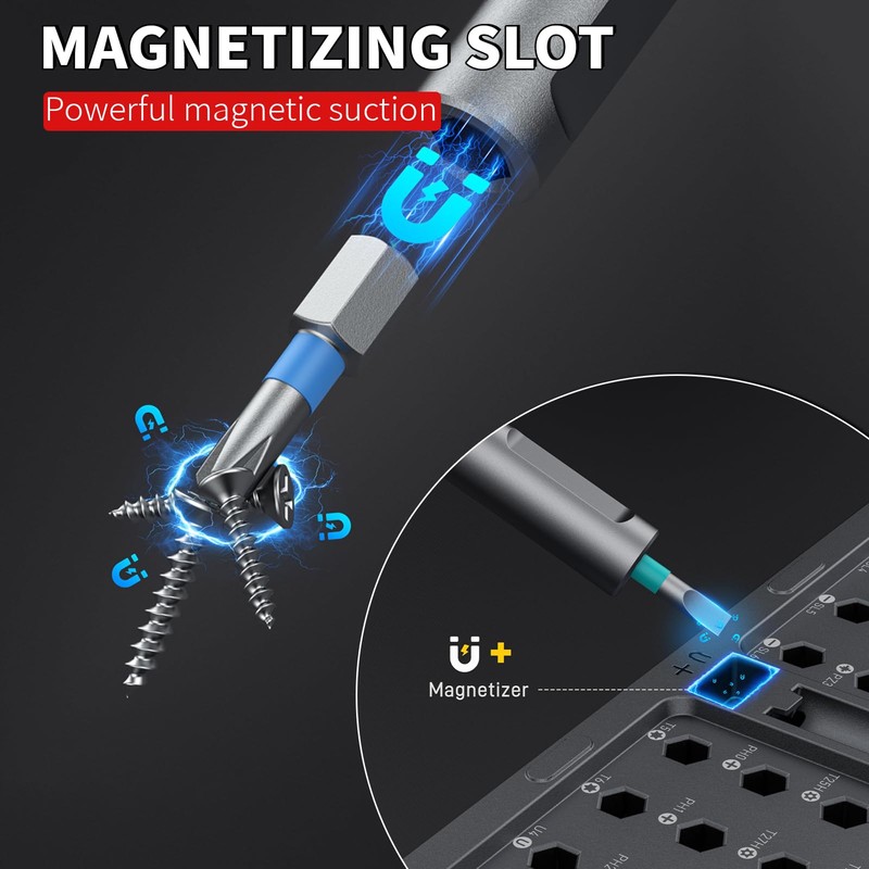 42 in 1 Magnetic Screwdriver Sets, Magnetic Drive Tool with