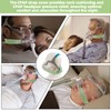 Silk CPAP Neck Pad for CPAP Headgear, Light Green CPAP