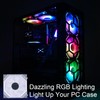 DS Wireless White Case Fans, 120MM LED Fans for PC