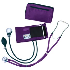 Sprague Rappaport Stethoscope and BP Cuff Combo Set by Lane Instrument - Multiple Colors Available (Purple)