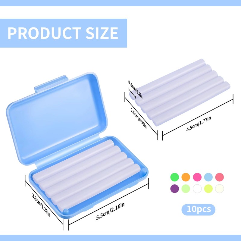 Box of 10 Braces Wax, Orthodontic Wax, for Braces Wearers