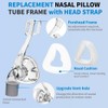 Universal Nasal Pillow Replacement Kit with Headgear - Includes Nasal