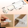 Zonon 8 Pack Magnetic Push Latch Heavy Duty Push to