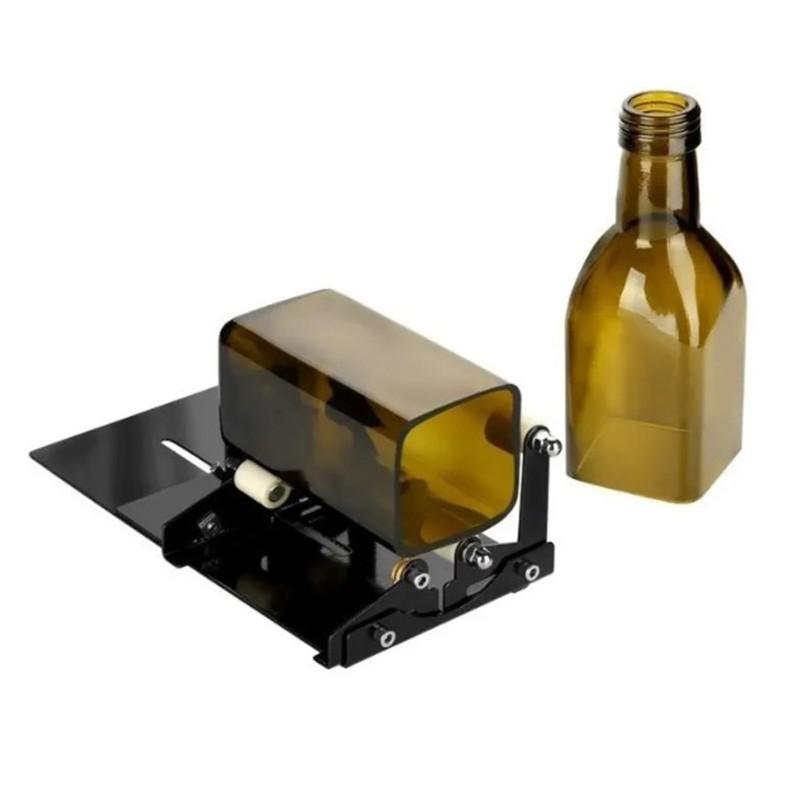 19Pcs Glass Bottle Cutter Round Square Bottles Cutting Machine for