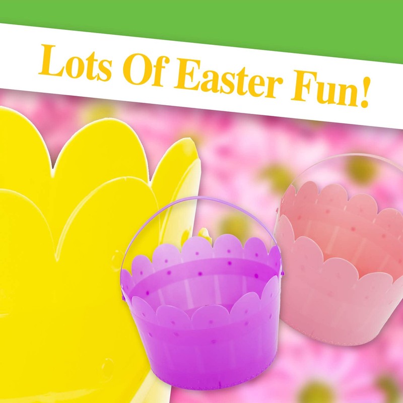 VFM - Pink Easter Bucket With Handle Egg Hunt -
