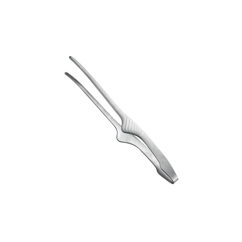 SZSL Stainless Steel Tongs for Grilled Meat, Fried Food, Pasta,