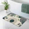 Zynthor Boho Bath mats Quick Dry Absorbent Bath Rugs Rubber