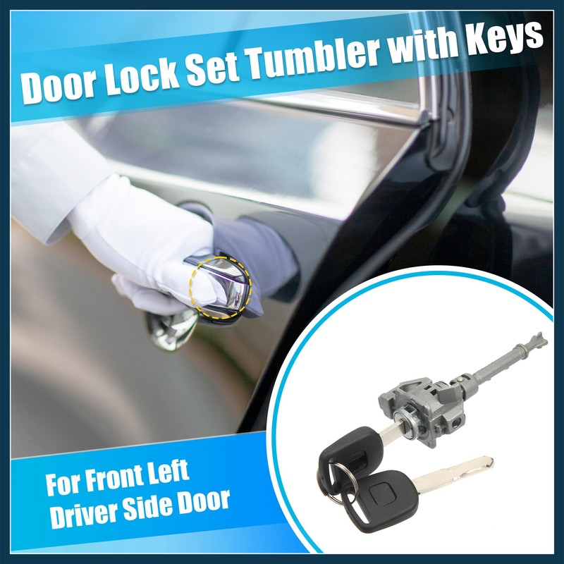 TUCKBOLD 1 Set Driver Side Door Lock Cylinder Set Kit