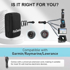 FixOasis 12V 10Ah Lithium-Ion Fish Finder Battery and Charger Kit, Compact for Kayak Marine, Compatible with Garmin,GPS & Most 12V Electronics,5-Year Warranty