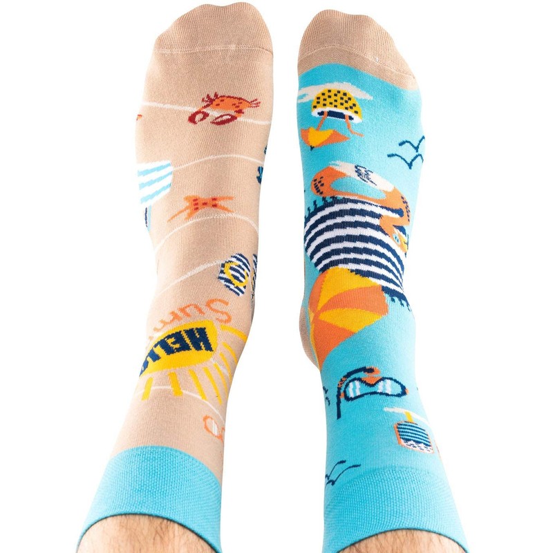 Todo Colours Funny Socks with Motif, Multicoloured, Colourful, Crazy for