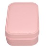 Jewelry Storage Box 3 Color Adjustable Lighting Leather Travel Makeup