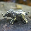 Elephant Figurine, Elephant Miniature, Animal Figurines, Elephant Gifts, Handcast in