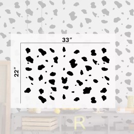 Stencil Revolution Dalmatian Spots Stencil - Durable & Reusable Mylar Stencils