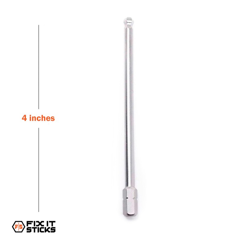Fix It Sticks Extended Action Hex Bit - 0.1875"x4" Long