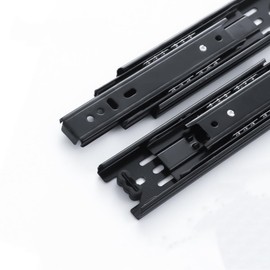 2pcs 45wide Short Drawer Slides, Soft Close Ball Bearing Drawer Runners, Full Extension Side Mount Sliding Furniture Guide Drawer Drawer Rails Kitchen Cupboard Rail Hardware(5inches)