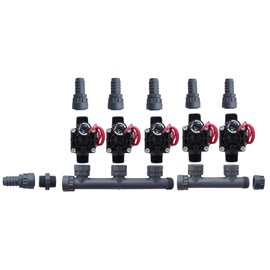 SPW Hunter PGV101-MM Dura Manifold Valve Kit with Flow Control - Barb PGV101G (5 Zone) (hu-dura101mm0b)