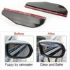 lionautoparts 2x Smoke Rear View Side Mirror Flexible Visor Shade